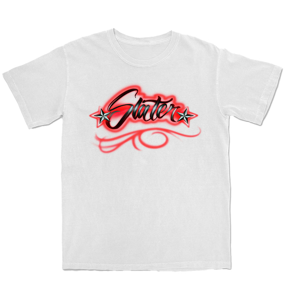 GRAFFITI STAR WHITE TEE (PREORDER)