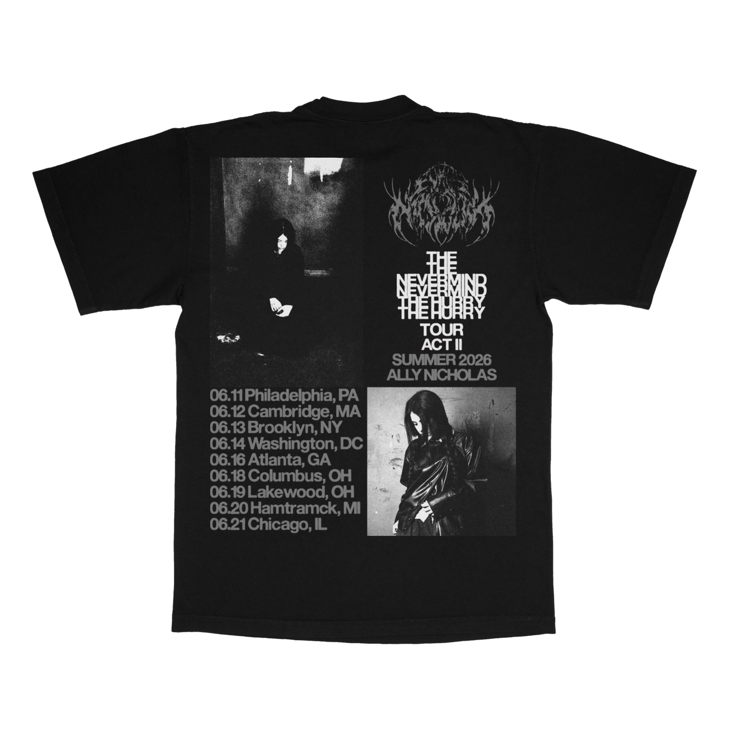 Nevermind The Hurry Summer Tour Tee 2026