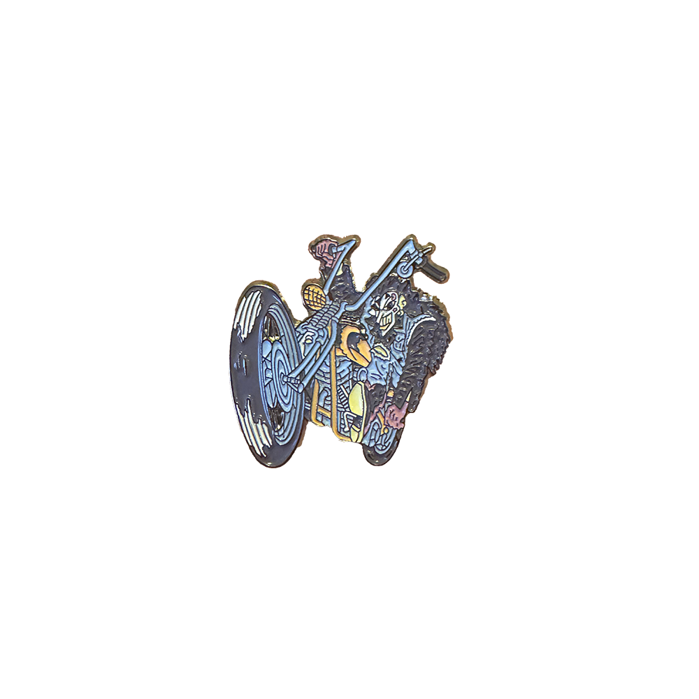 Jester Chopper Enamel Pin